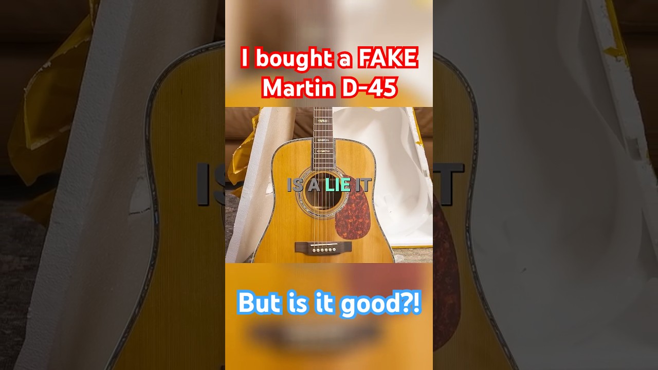 Правдоподобен ли этот ПОДДЕЛЬНЫЙ Martin D-45?