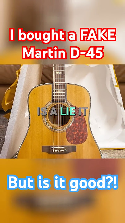Is this FAKE Martin D-45 believable?