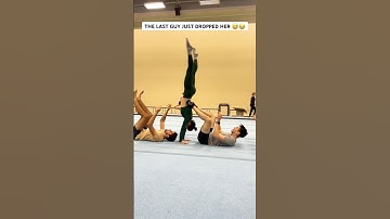 The funniest fail ever 😂 #fail #funny #acrobatics #acrobats #shorts #tricks