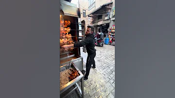 Tower Of Rotisserie Chicken In Lebanon 