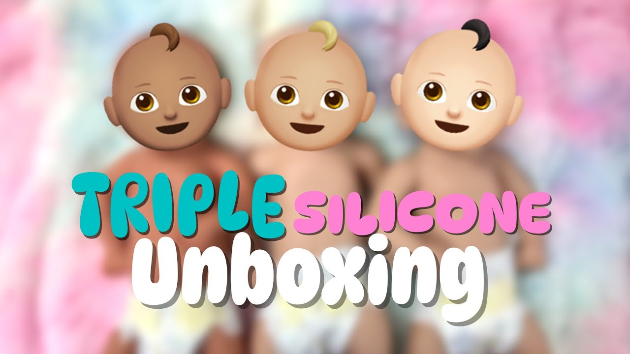 TRIPLE UNBOXING! Silicone Babies - Soft and super squishy silicone dolls - Hyperrealistic Dolls