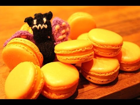 【HALLOWEEN】MACARON PUMPKIN マカロンパンプキンの作り方動画