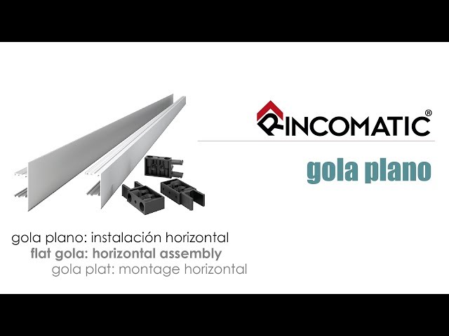 Perfil Sistema Gola Plano Rincomatic