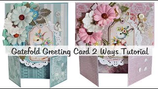 2 Ways to Make Gatefold Easter Cards | Quick & Simple