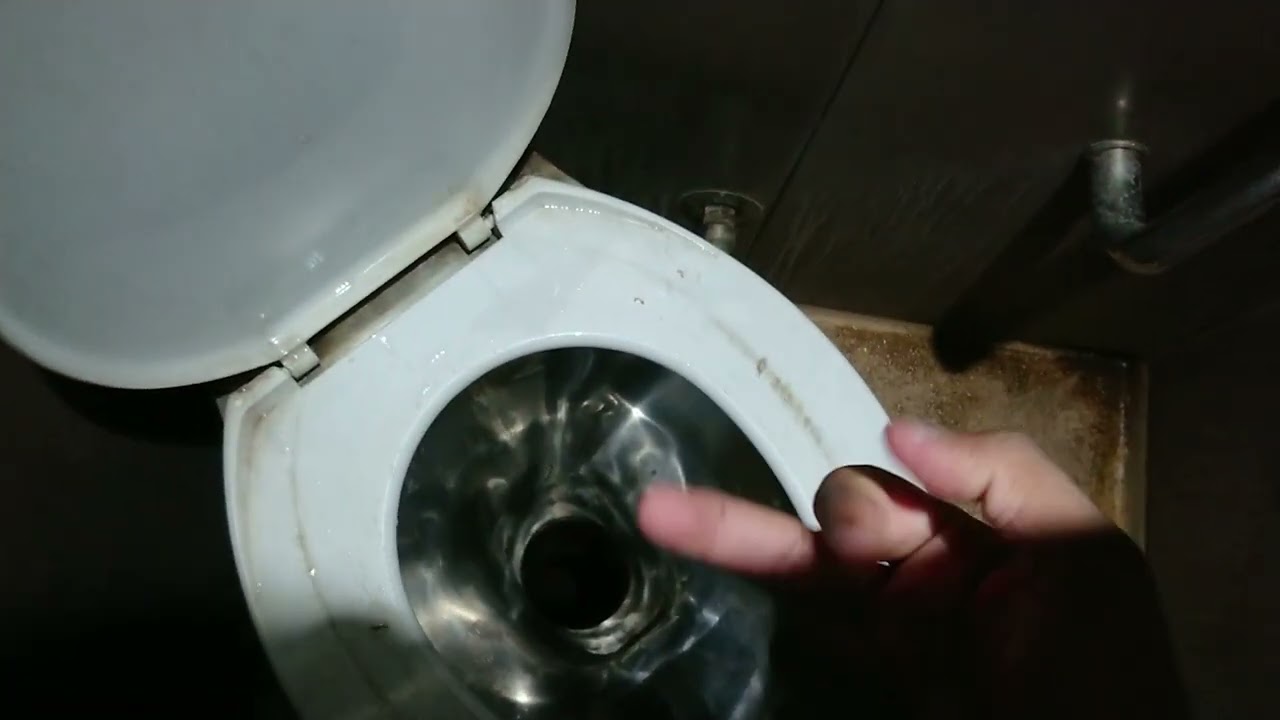 Latest condition of the ICF Made Sri Lanka Railways Class S13 DEMU Toilets