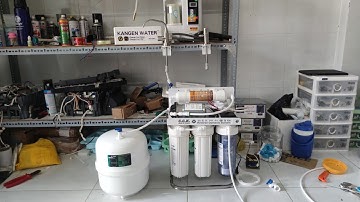 Hướng dẫn lắp đặt máy lọc nước ion kiềm sử dụng bơm tăng áp.