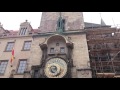 プラハの中央広場の鐘の音