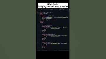 Mastering HTML Audio: Autoplay, Muted & Loop Attributes! #htmlaudiotag #codewithmayur