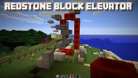 The Enhanced Simplest Minecraft Piston Elevator - SMP Friendly (1.12 or lower)