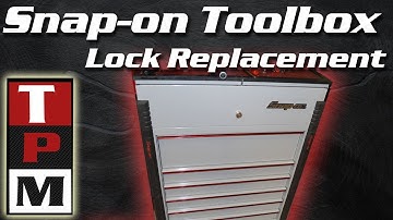 Snap-on toolbox lock cylinder replacement- Super easy