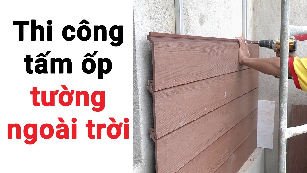 Tấm ốp gỗ nhựa ngoài trời - Cấu tạo, ưu điểm và lắp đặt Tấm ốp gỗ nhựa ngoài trời - Cấu tạo, ưu điểm và lắp đặt
