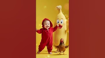 Thumbnail of Cutest chicken banana baby dance ever 🎉El baile de bebé más tierno con pollo y plátano