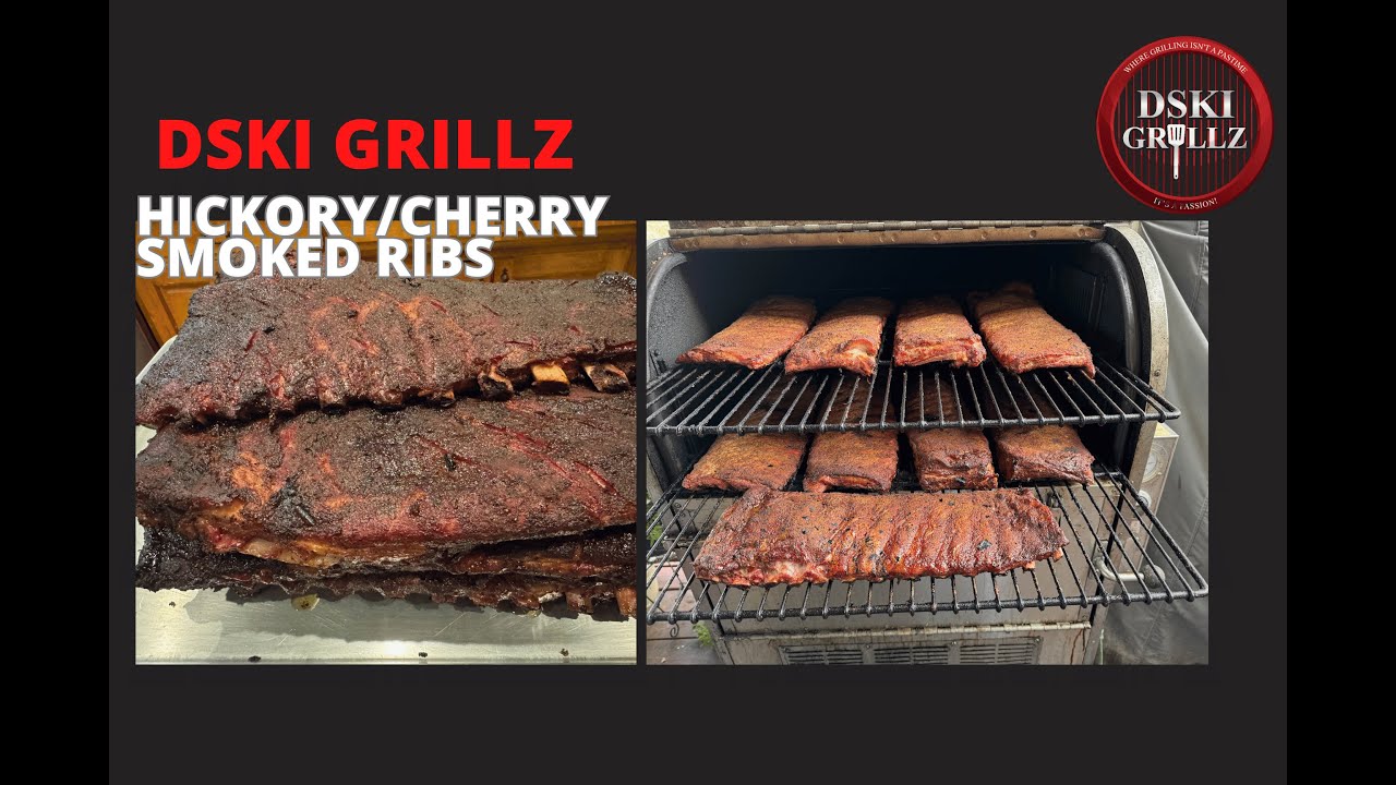 9 Slabs of Hickory/Cherry Smoked Ribs on the Ole Hickory Ace MM 4K ...