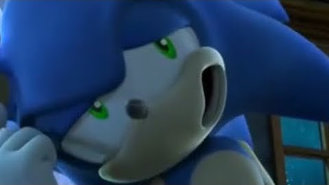 Very weird glitch in Sonic Unleashed PS3…