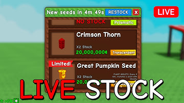 GROW A GARDEN STOCK AND TRADE 24/7 🔴 LIVE NOW