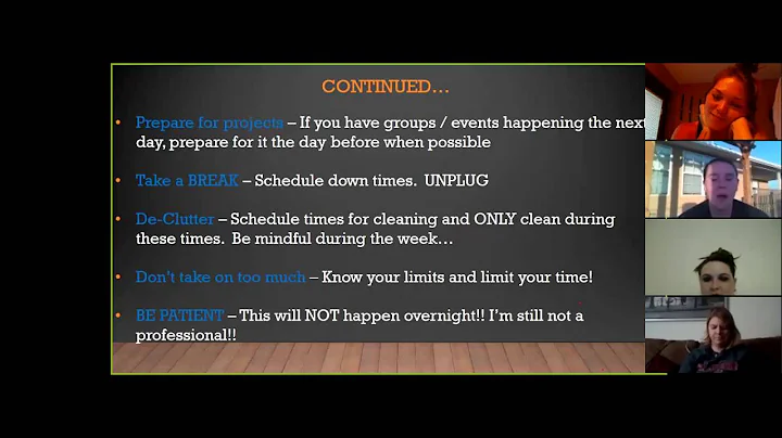Time Management- Amy Salter