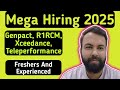 Mega Hiring 2025 | Genpact | R1RCM | Xceedance | Teleperformance Virtual Drive | Neeraj Bhatia Vlogs