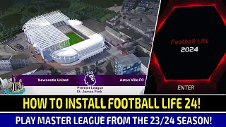 [TTB] FOOTBALL LIFE 24 INSTALL TUTORIAL! - HOW TO ADD STADIUMS, AND MORE! - TESTING MASTER LEAGUE