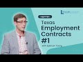 It's important to understand Employment Laws in your state. Employment contracts are important documents that outline the rights and responsibilities of both employers and employees. Understanding the content of a Texas employment contract is key to ensuring that both parties are protected. In this video, our attorney Spencer provides a overview on employment contracts in Texas.