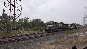 NS 9189 Leads An Intermodal @ Boundbrook, NJ 4K