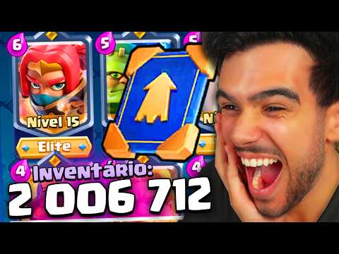 I SPENT 2 MILLION ELITE WILD CARDS AND MAXED OUT ALL CARDS!! CLASH ROYALE