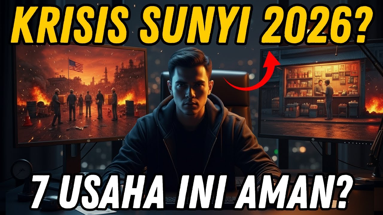 INDONESIA DIANCAM KRISIS SUNYI 2026? ⚠️ Pakar Bongkar 7 Usaha Ini Tetap Tahan Banting‼️