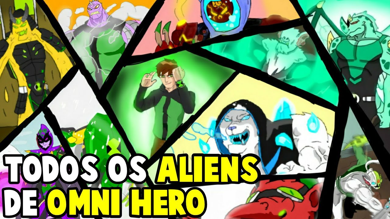 CONHEÇA TODOS OS ALIENS DE BEN 10 OMNIHERO!!! 