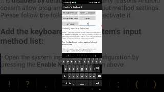 Hacker keyboard setting | Install computer keyboard in android #shorts #short