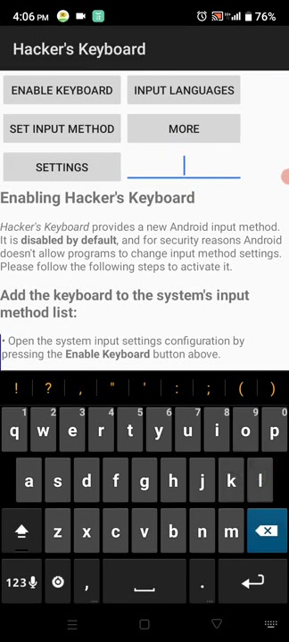 Como fazer teclado hacker keyboard aparecer bugado !! 