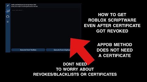 CERTIFICATE REVOKE BYPASS! / HOW TO GET IOS SCRIPTWARE WITH NO CERTIFICATE REVOKES (2023 WORKING)