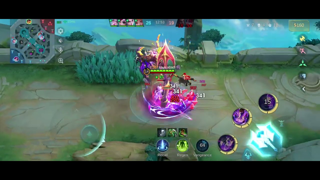 Ampon mainya gk genah