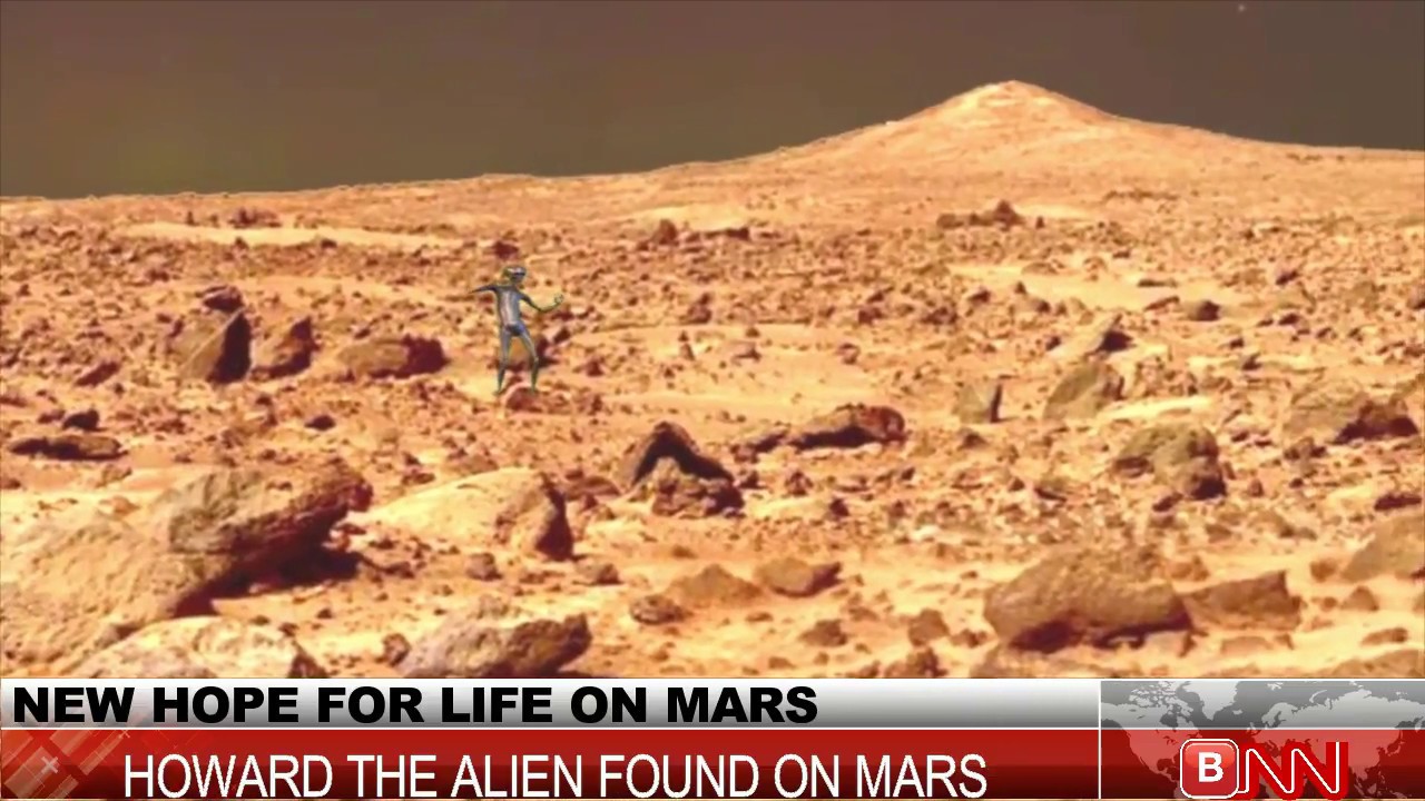 HOWARD THE ALIEN FOUND ON MARS - YouTube
