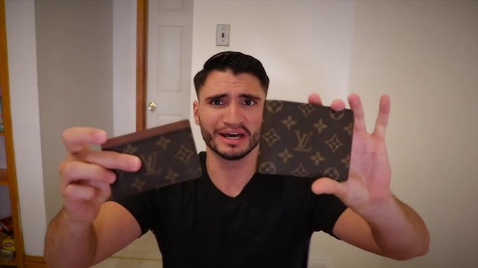 Louis Vuitton Multiple Wallet Monogram Canvas- Close up review 