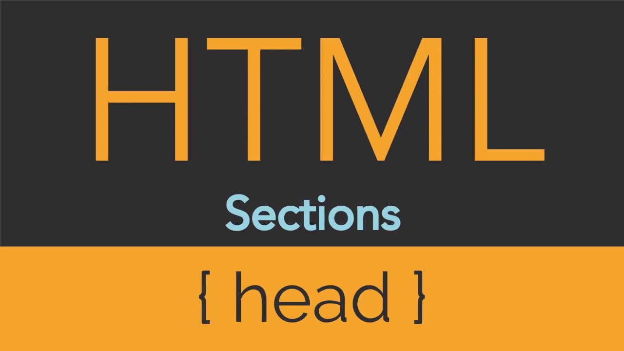 HTML - Sections - Head - YouTube