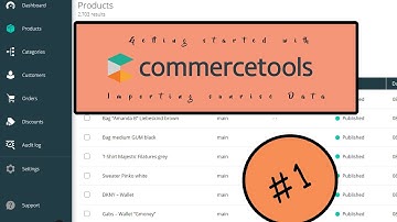 Getting started with Commercetools | Importing Dumy Sunrise Data | MACH Architecture | Tutorial #1