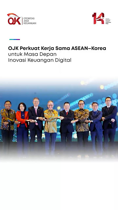 OJK Perkuat Kerja Sama ASEAN–Korea untuk Masa Depan Inovasi Keuangan Digital
