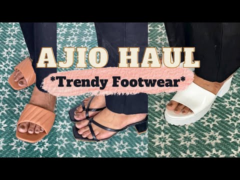 AJIO trendy footwear haul Latest AJIO footwear 2022 ajiofootwear ajiofootwearhaul ajiohaul YouTube
