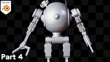 Sci-Fi Combat Robot - Part 4 (Blender Tutorial)