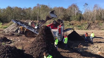 Compost - Ecostar HEXTRA 7000 3F screening compost