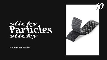 Stick Particles to Animated Geometry - Houdini for Noobs 10