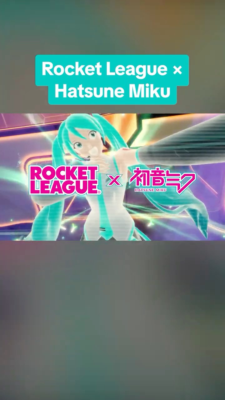 Hatsune Miku is taking over Rocket League with rewards and more! #rocketleague #hatsunemiku #gaming