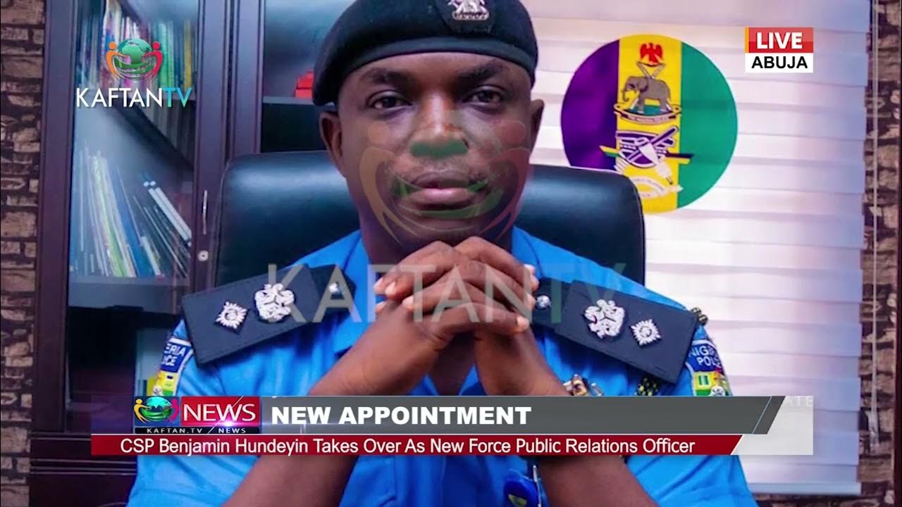 NEW APPOINTMENT : CSP Benjamin Hundeyin Takes Over as New Force Public Relations Officer