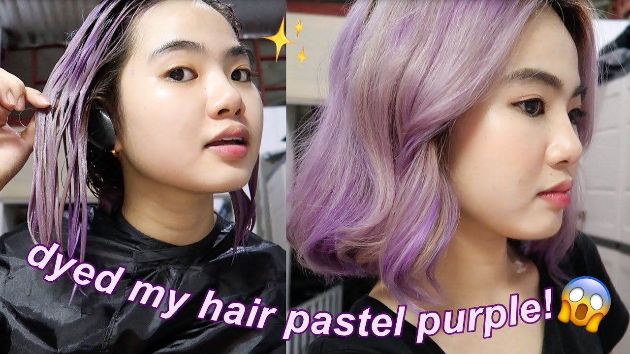 COLORED MY HAIR PURPLE! (affordable at home)