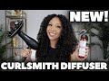 NEW Curlsmith Defrizzion Dryer, XXL Diffuser & Heat Protectant Spray | BiancaReneeToday