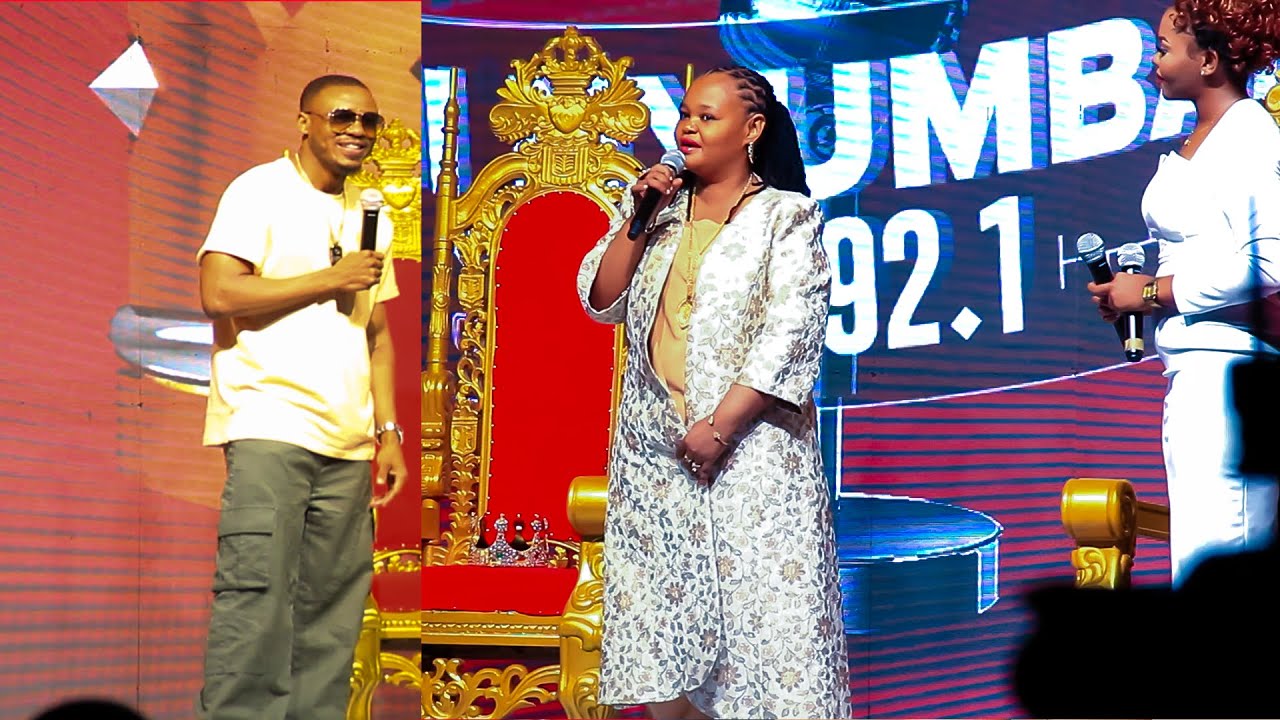 RIYAMA ALLY  AONYESHA  UWEZO WAKE WA KUCHAMBA MBELE YA BOSS WAKE ALIKIBA/CROWN MEDIA WAMSHANGILIA