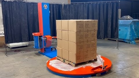Fox FPS 300PA Pallet Wrapper | Portable Design + Optional Extended Base for Large Skids