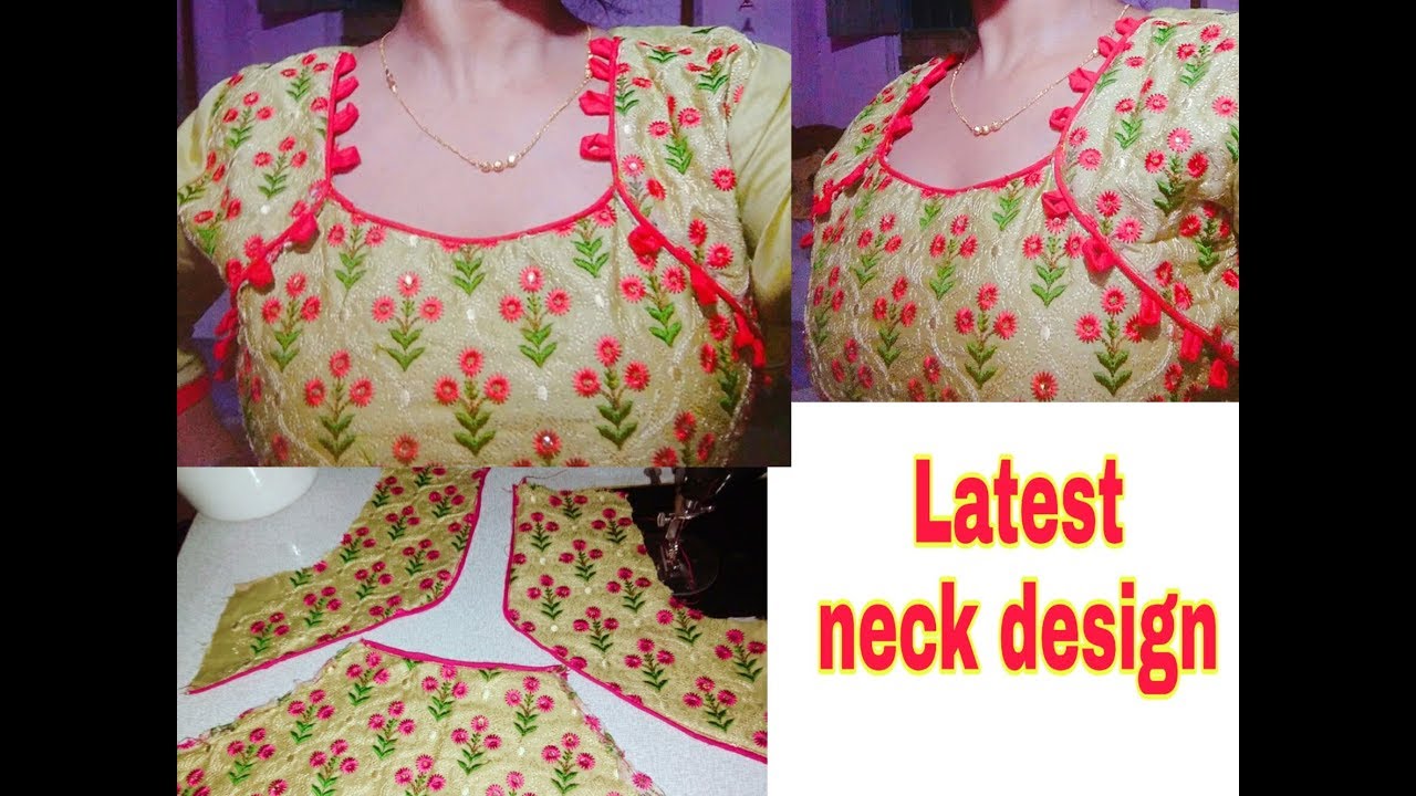 Latest and Beautiful Piping Neck Design For Kurti/Suit Cutting and  Stitching - YouTube