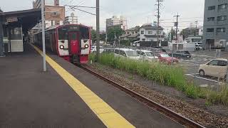 JR九州815系 日豊本線 高城駅 発車