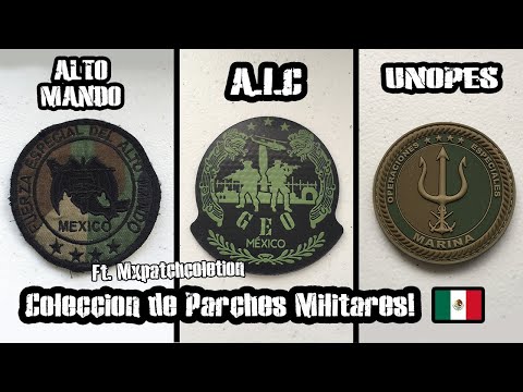 Mostrando una Colección de Parches Militares Mexicanos! Ft.  Mxpatchcollection // Carmochepe 