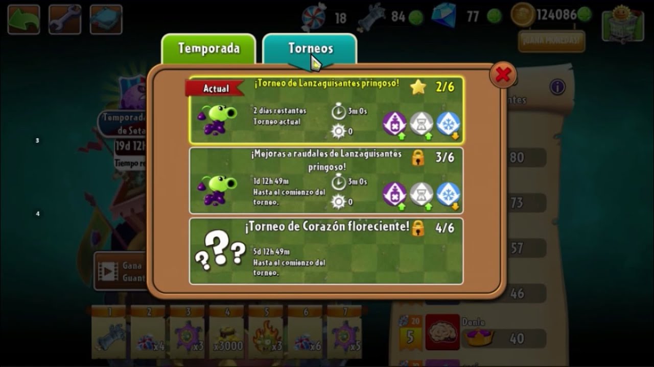 Plants Vs Zombies 2 [Original][Torneo Arena Lanzaguisante Pringoso ...